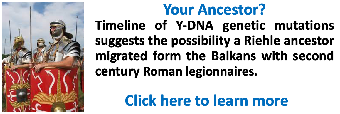 Project Riehle Riehle.net – Your Link to Riehle Family History & Networking…